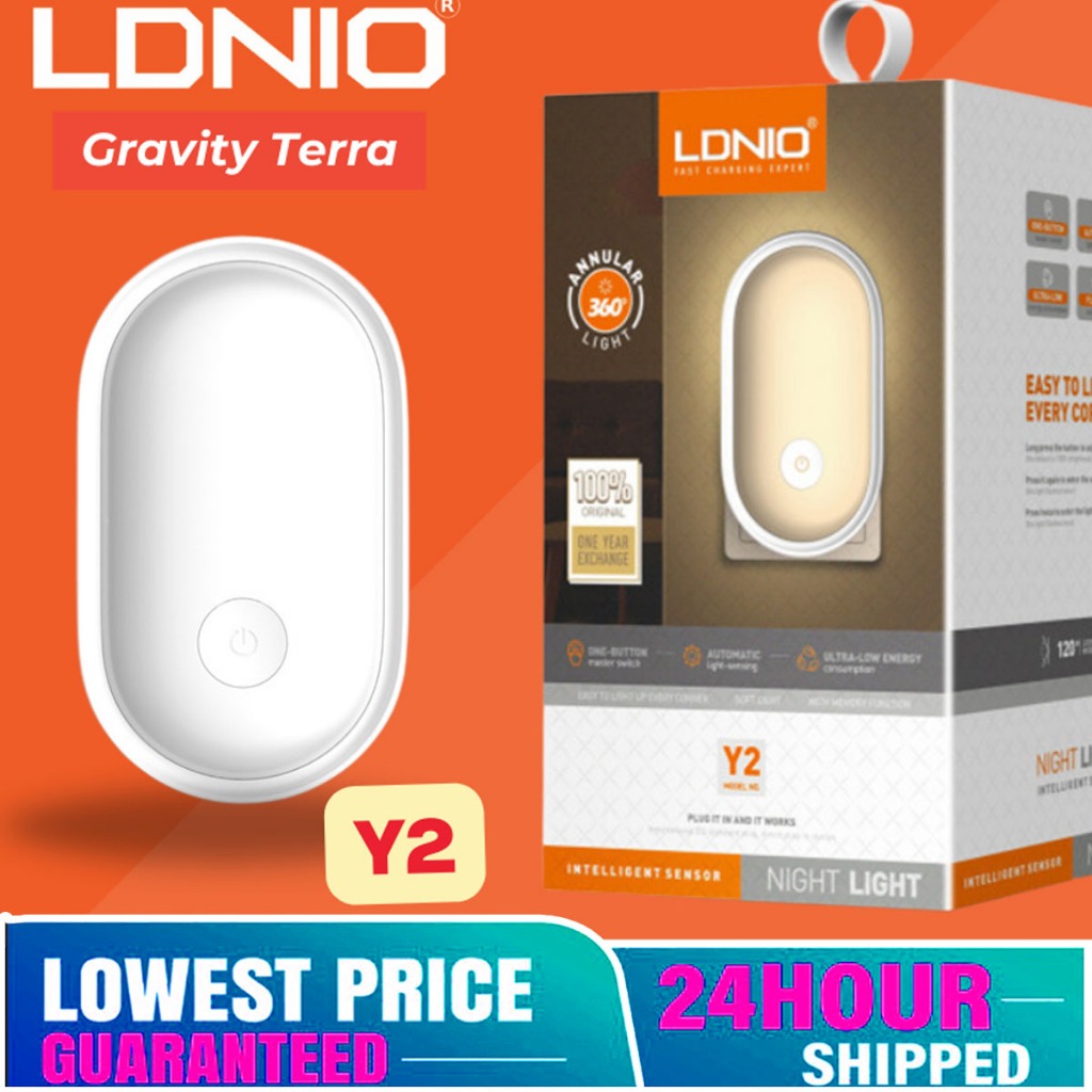 LDNIO LED Night Light Intelligent Sensor Touch Light Plug and Play Auto ...