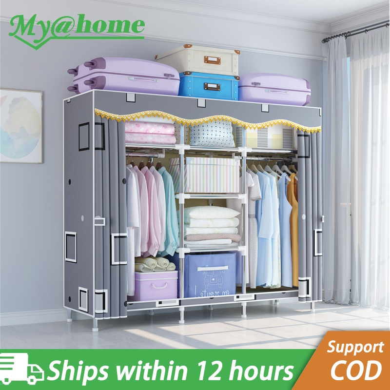 LEEGO HOME 20MM diameter steel pipe Cabinet Almari Baju Rak Baju ...