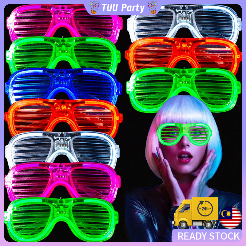 Party Led Light Glasses Glow Glasses Glow in the Dark Party Party Pack ...