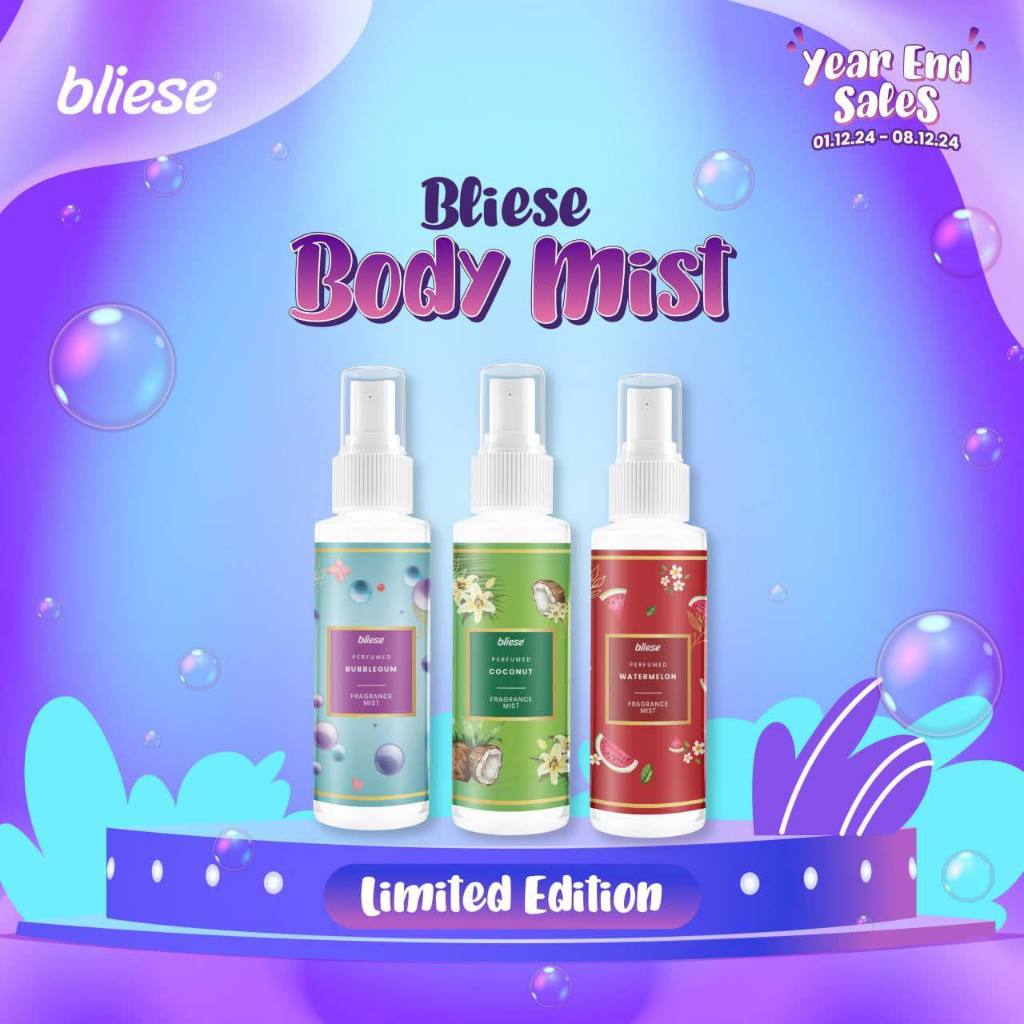 Bliese Body Mist 100ML : Wangi Segar yang Memikat! | Shopee Malaysia