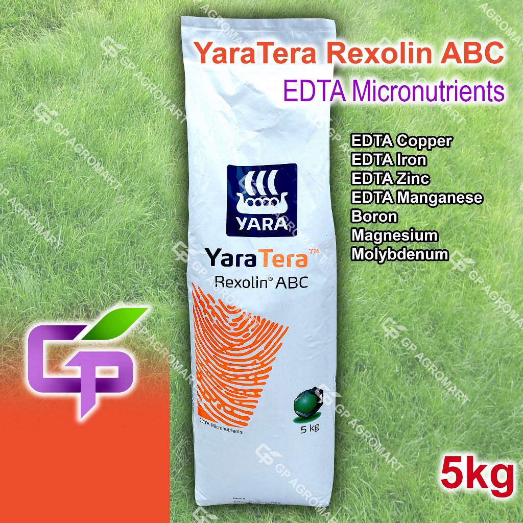 5kg YaraTera REXOLIN ABC Micronutrients EDTA (Chelated Trace Elements ...