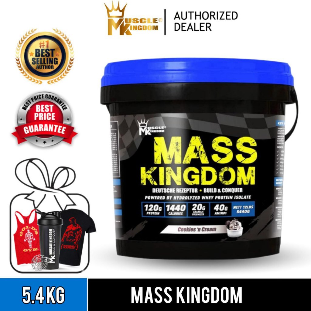 King Mass | Muscle Kingdom Mass Kingdom 12lbs Powerful Muscle Gaining ...