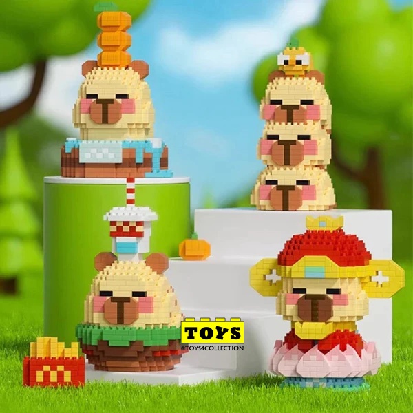 Capybara Cute Capy Micro Compatible Nano Building Blocks DIY Bricks ...