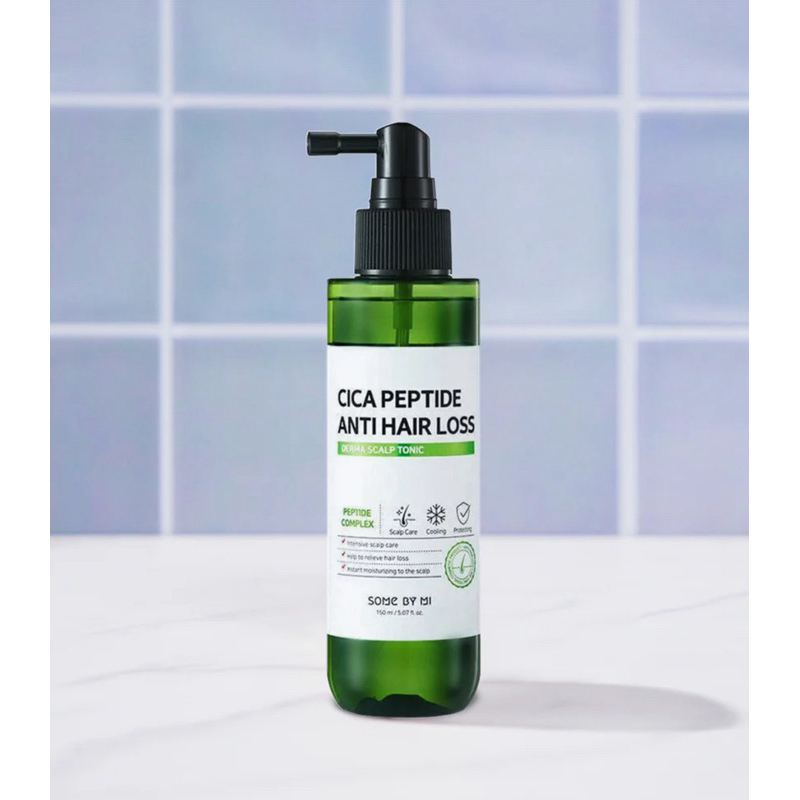 Kit Soin Anti-Chute SOME BY MI Cica Peptide - Shampoing + Tonic + Traitement - 285ml+150ml+50ml - Neuf