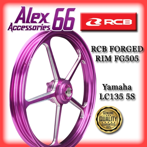 RCB FORGED RIM FG505 LC5S F-185*17 R-250*17 YAMAHA LC135 5S SPORT ...