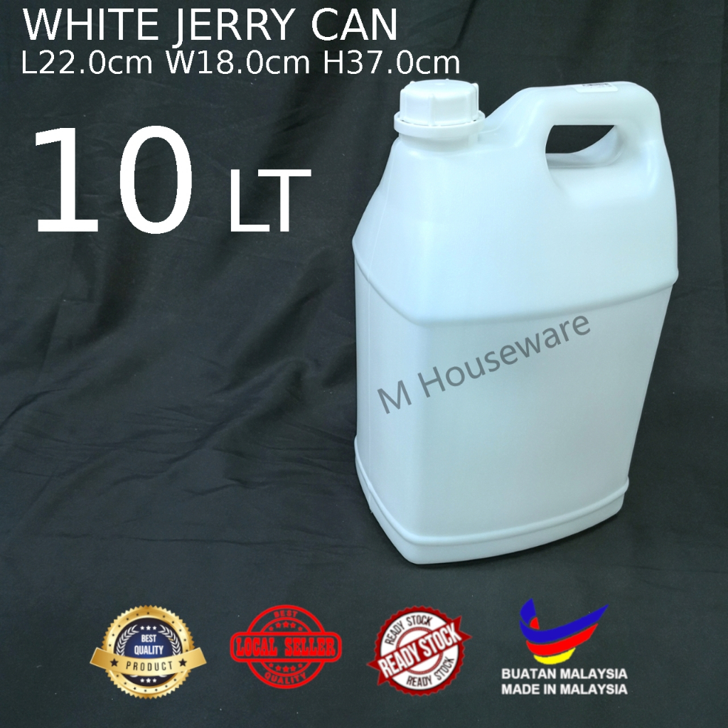 Plastic Jerry Can 1LT ~ 10LT Water Container Tong Air Minyak Bekas Air ...