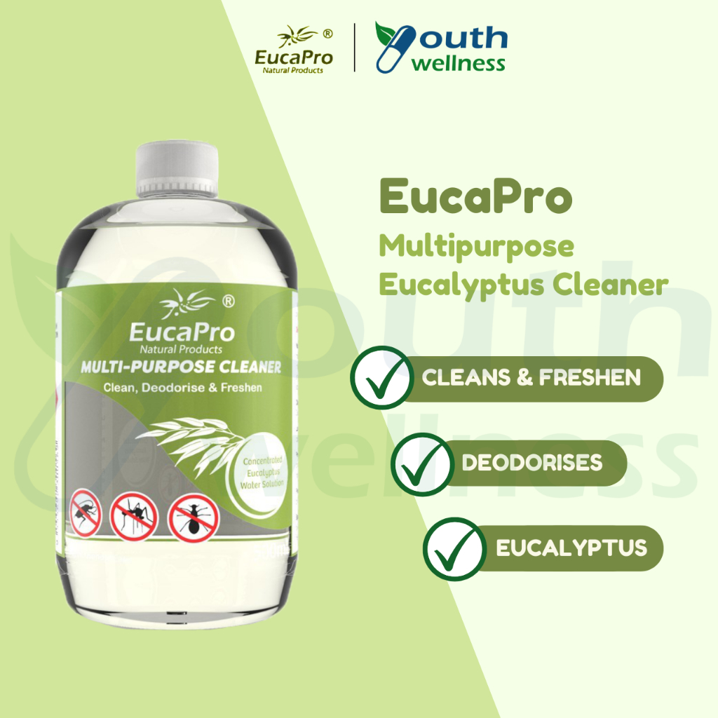 EucaPro Multi Purpose Disinfectant Eucalyptus Natural Cleaner (500 mL ...