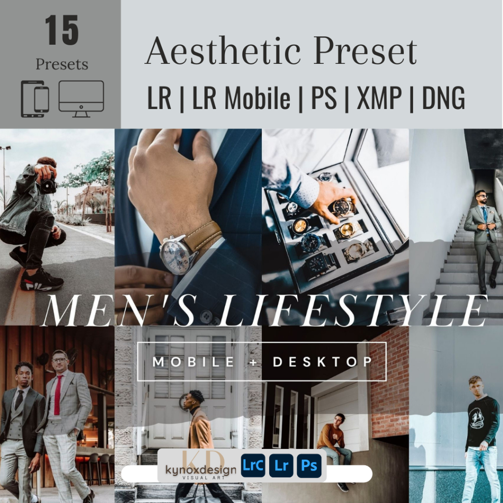 [Lightroom Preset] Aesthetic Preset - Men's Lifestyle for LR/LR(mobile ...