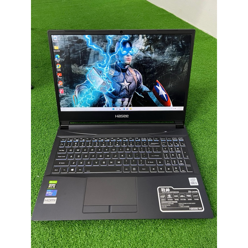 HASEE GAMING LAPTOP NVIDIA RTX 3060 144HZ FULL HD SCREEN 32GB RAM INTEL ...