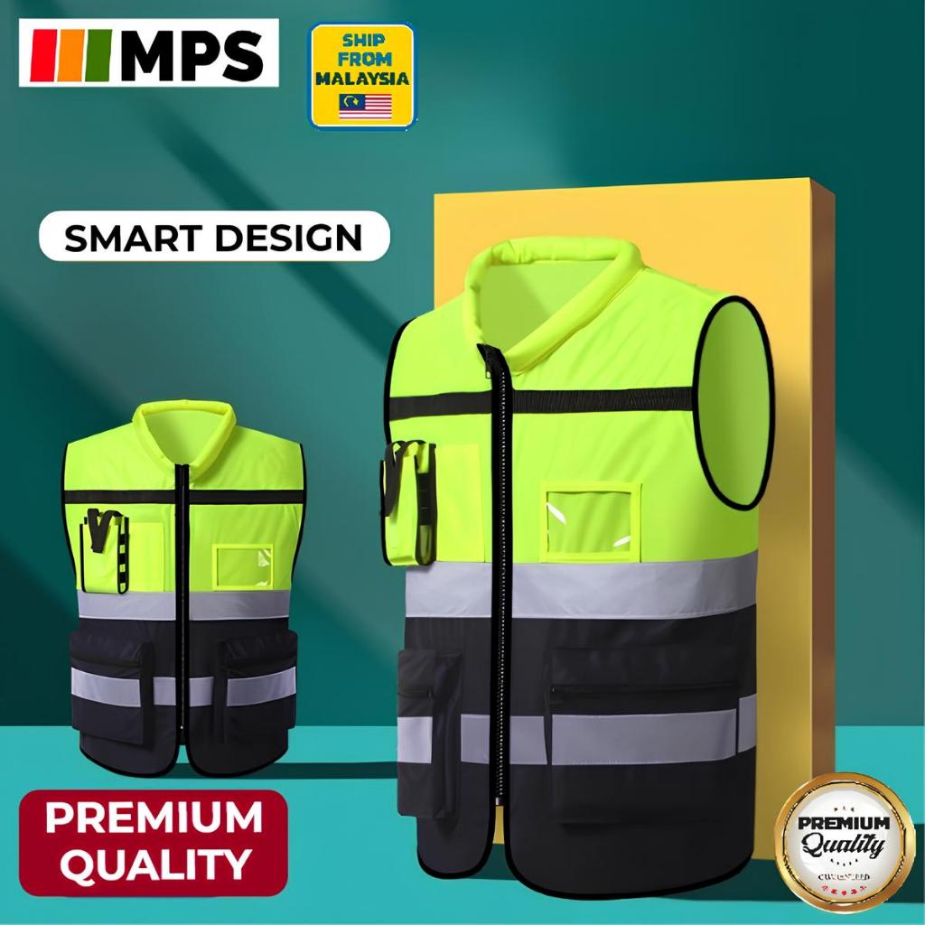 Safety Reflective Vest with Pocket for Traffic Warning High Visibility ...