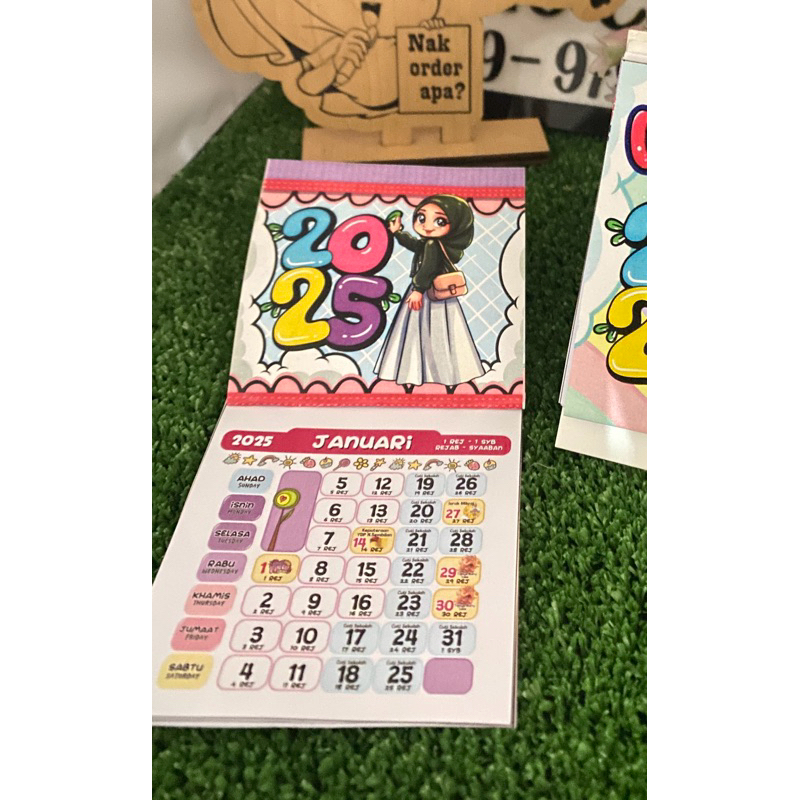 2025 New Design Mini kalendar | Shopee Malaysia