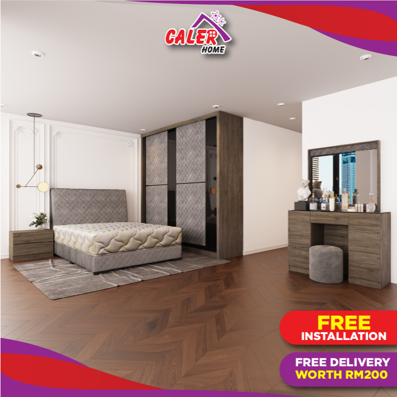 Caler Home 8x8FT Bedroom Set ASTON [Free Delivery & Installation ...
