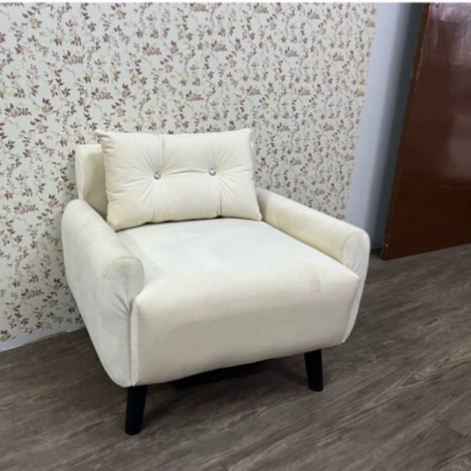 CMK new arrival single diamond velvet sofa 1seater arm chair adult sofa ...