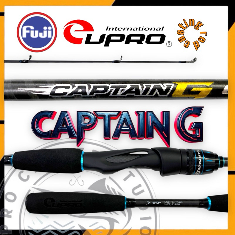 23 EUPRO CAPTAIN G SPINNING ROD FISHING ROD | Shopee Malaysia