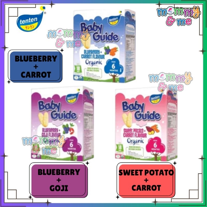 [TENTEN] Baby Guide Organic Baby Rusk 36g Assorted Flavor (TenTen ...