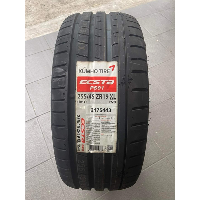 255/45/19 l Kumho Ecsta PS91 I Year 2021 | New Tyre Promo | Minimum buy ...
