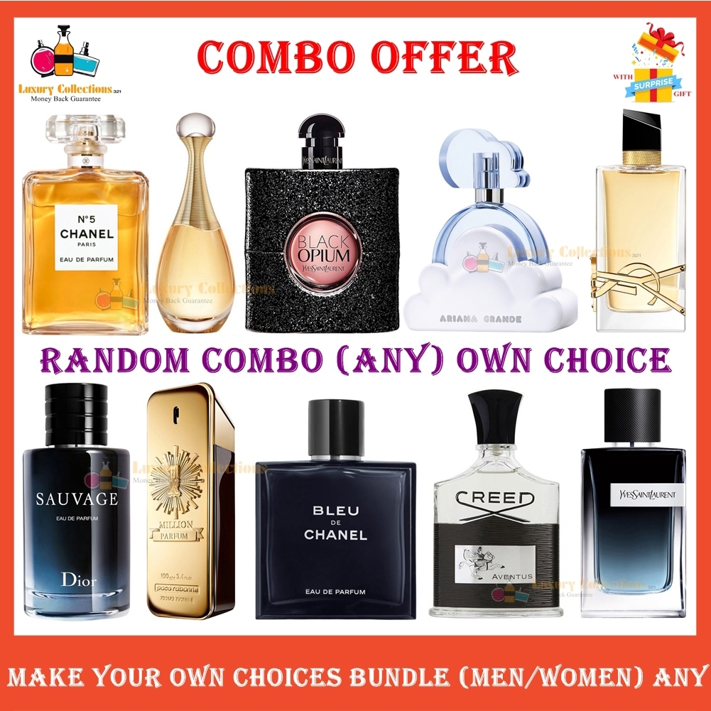 🔶💯 (10pcs Free 1pcs) Top Selling Perfume Random Own Choice Combo ...