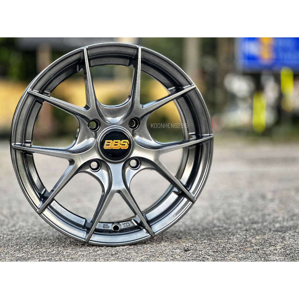 New Car Sport Rim BBS Wheels 14x5.5J 4x110 ET38 Hyper Black - READY ...