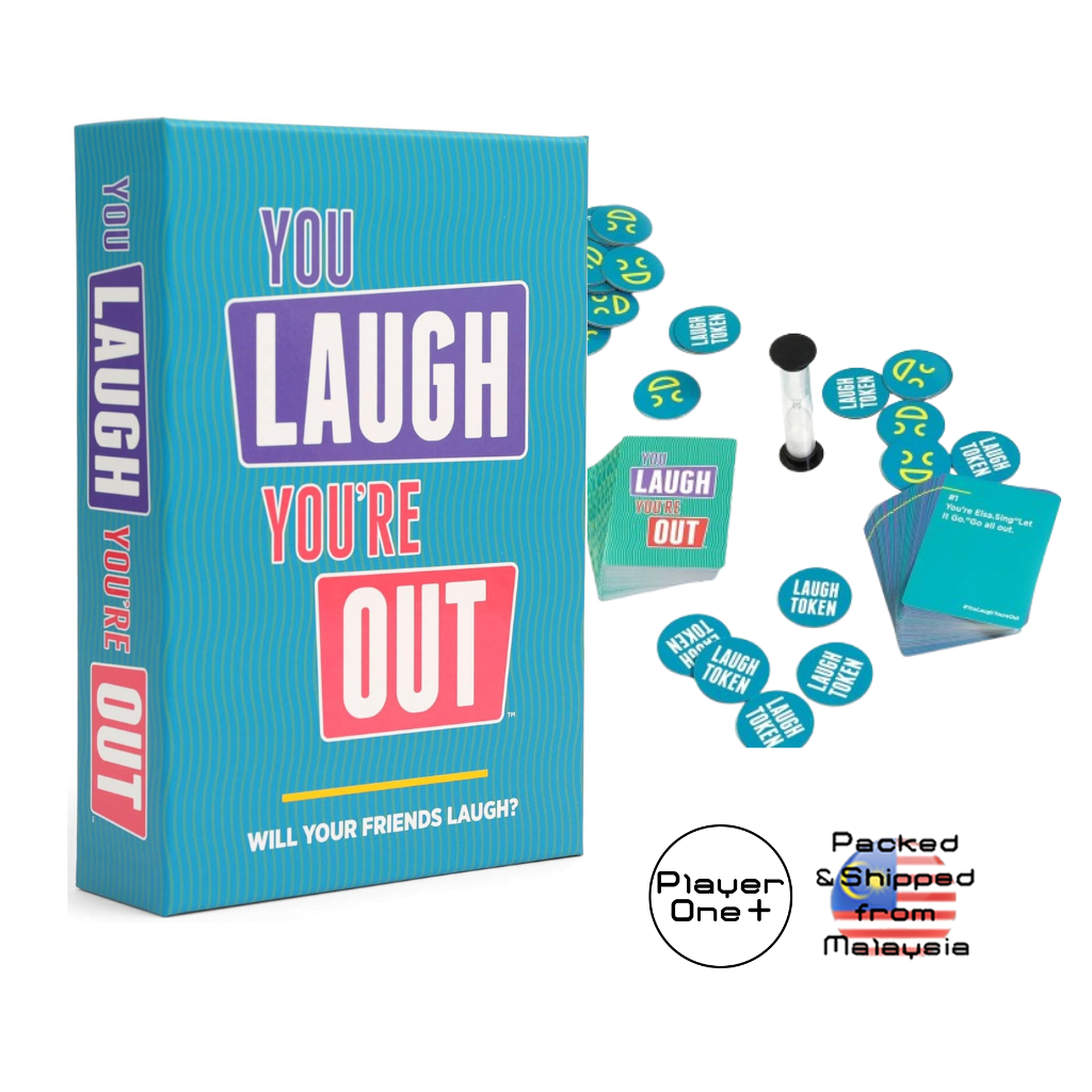 You Laugh You're Out Family Game Party Game Teen Card Games | Shopee ...