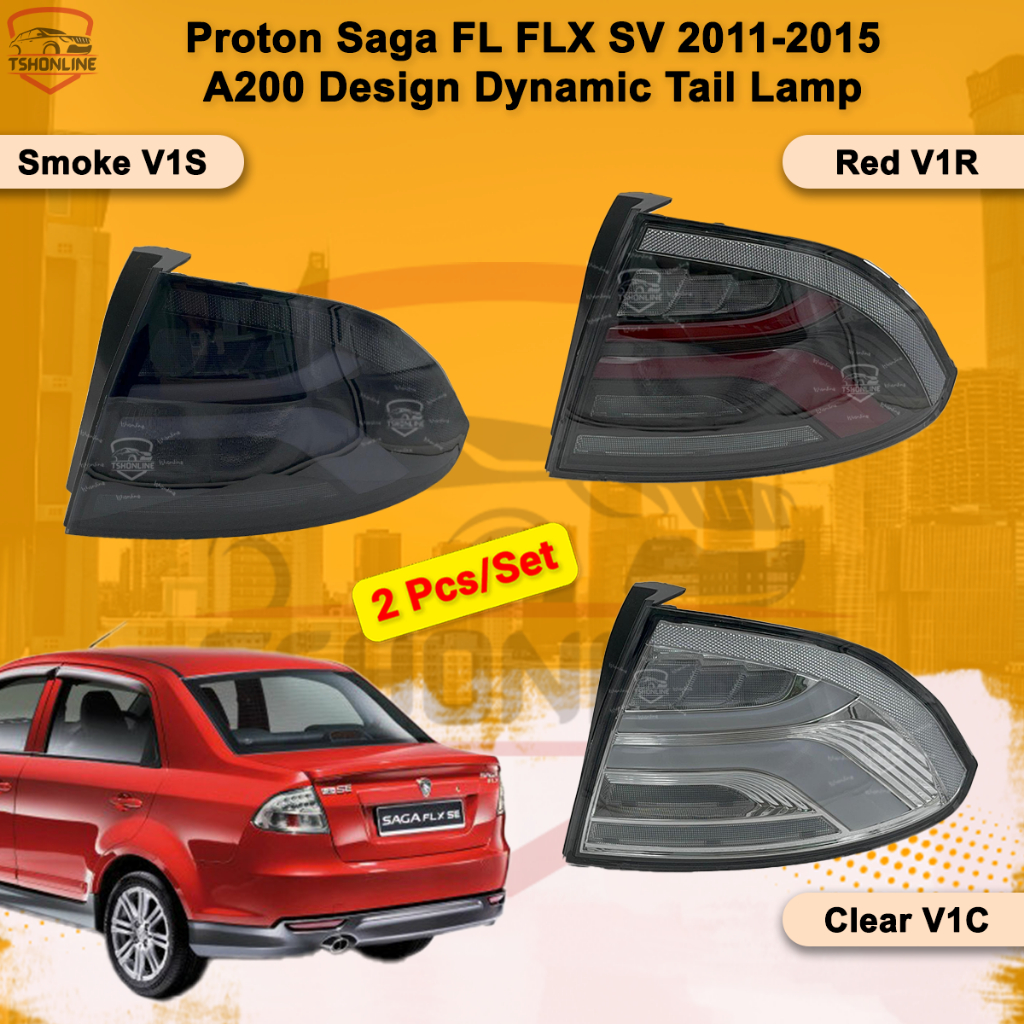 Proton Saga FL FLX SV 2011-2015 A200 Design Dynamic FLX Tail Lamp With ...