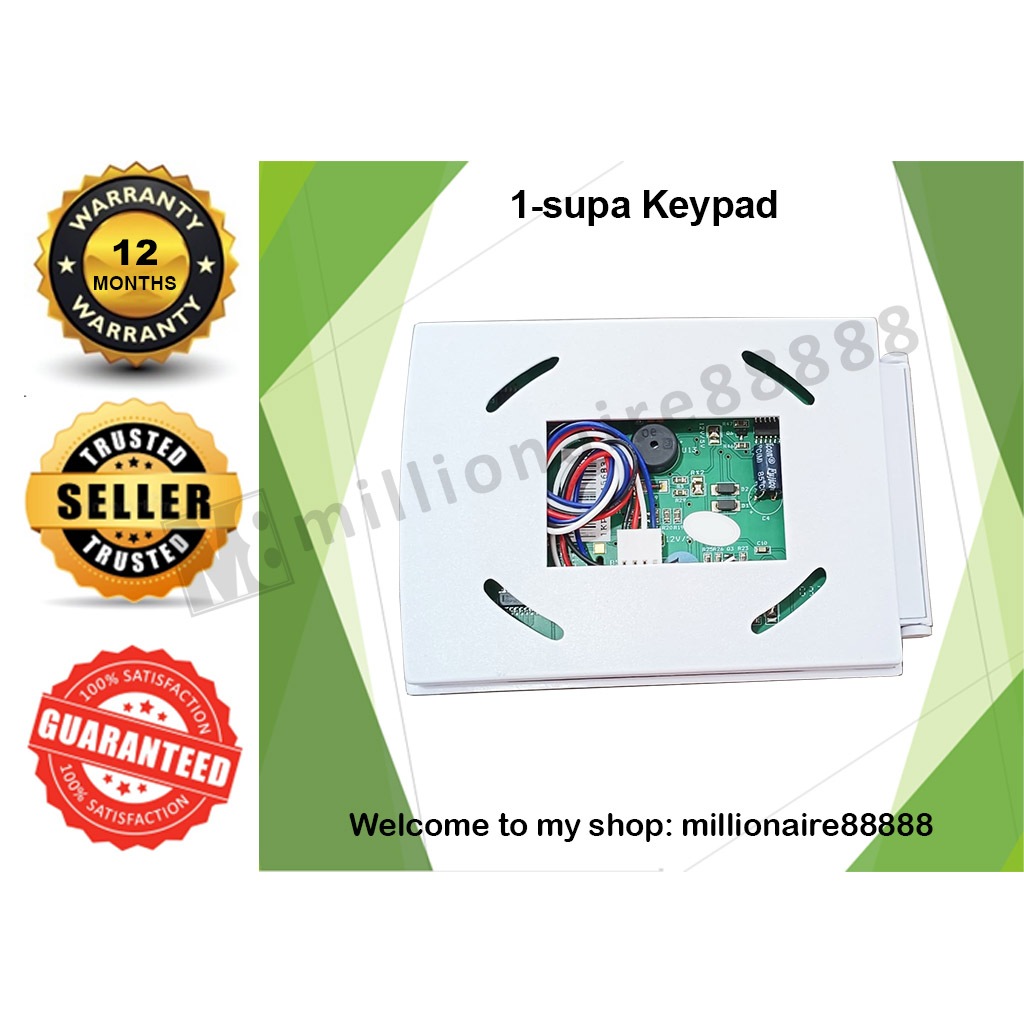 1-Supa ALM-L8 8 Zone Key Pad for Wire Alarm System | Shopee Malaysia