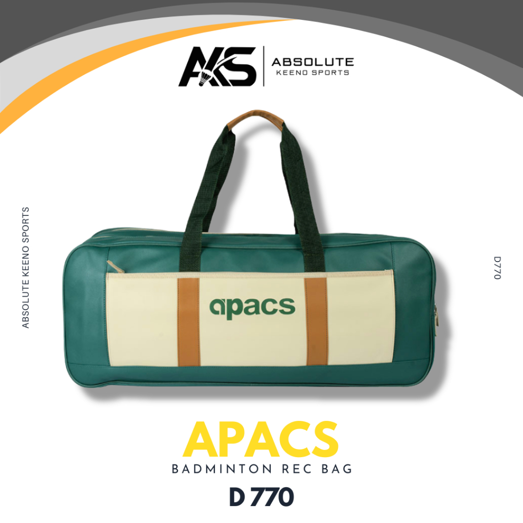 APACS D770 Double Compartment Rec Badminton Racket Bag | Shopee Malaysia