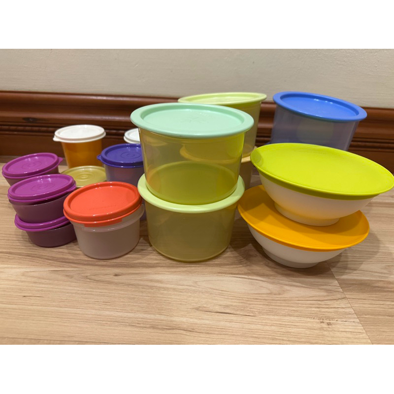 Tupperware Mini Bowls/Snack Cup/Modular Mates Round/Tumbler/One Touch ...