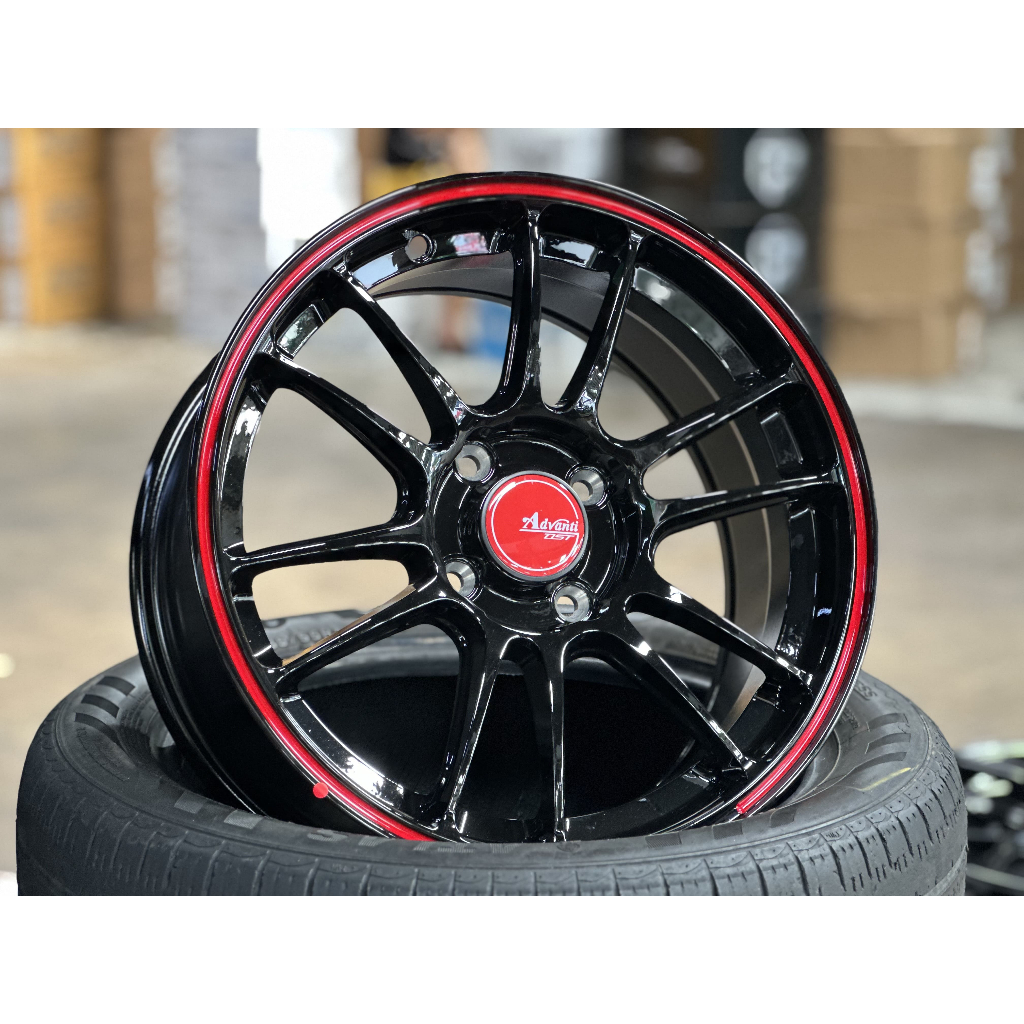 NEW 15X7J Advanti Ameros Rim (set of 4) Gunmetal 4X100 City Jazz Vios ...