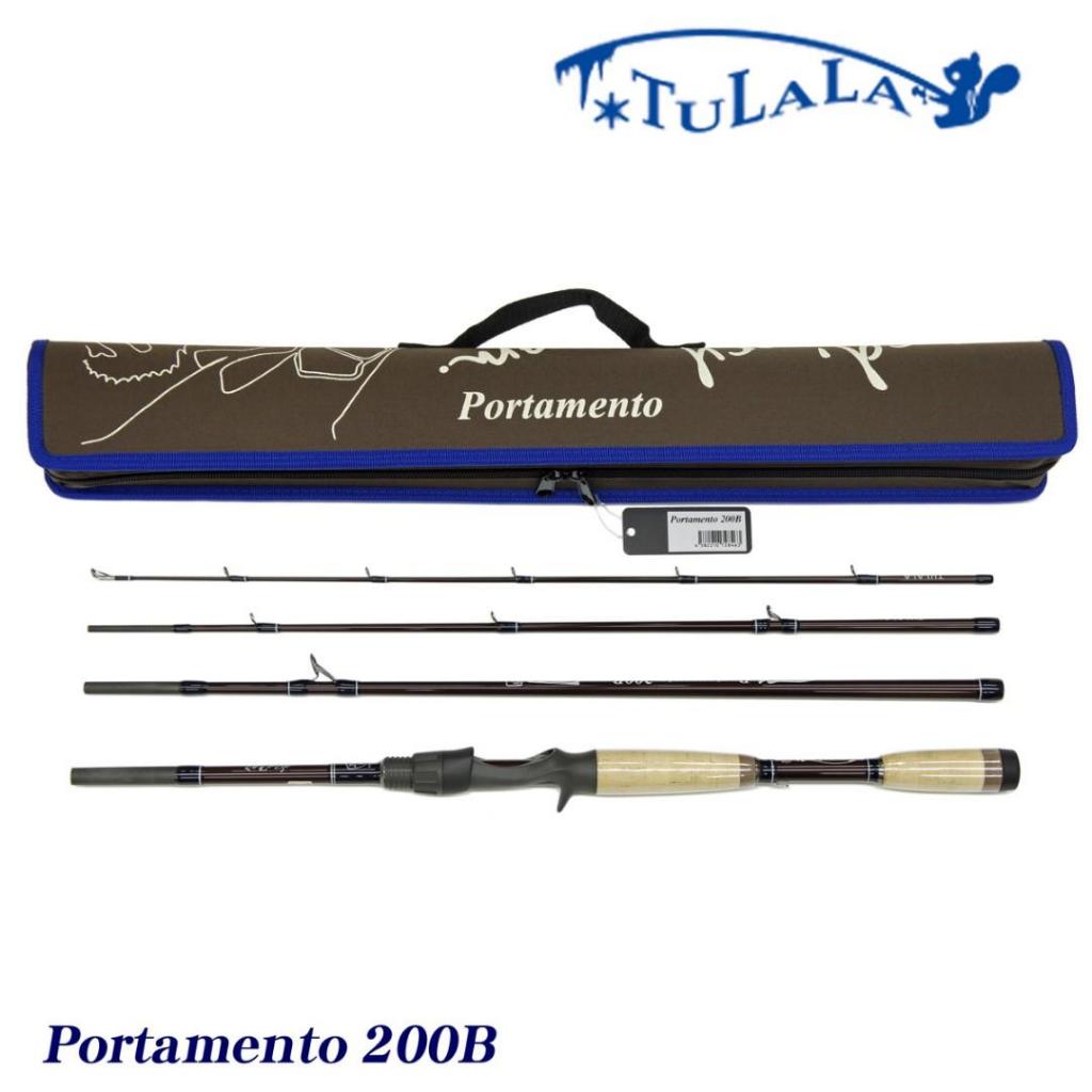 Tulala Rod Baitcast Portamento 200B 4 piece Travel Fishing Rod | Shopee ...