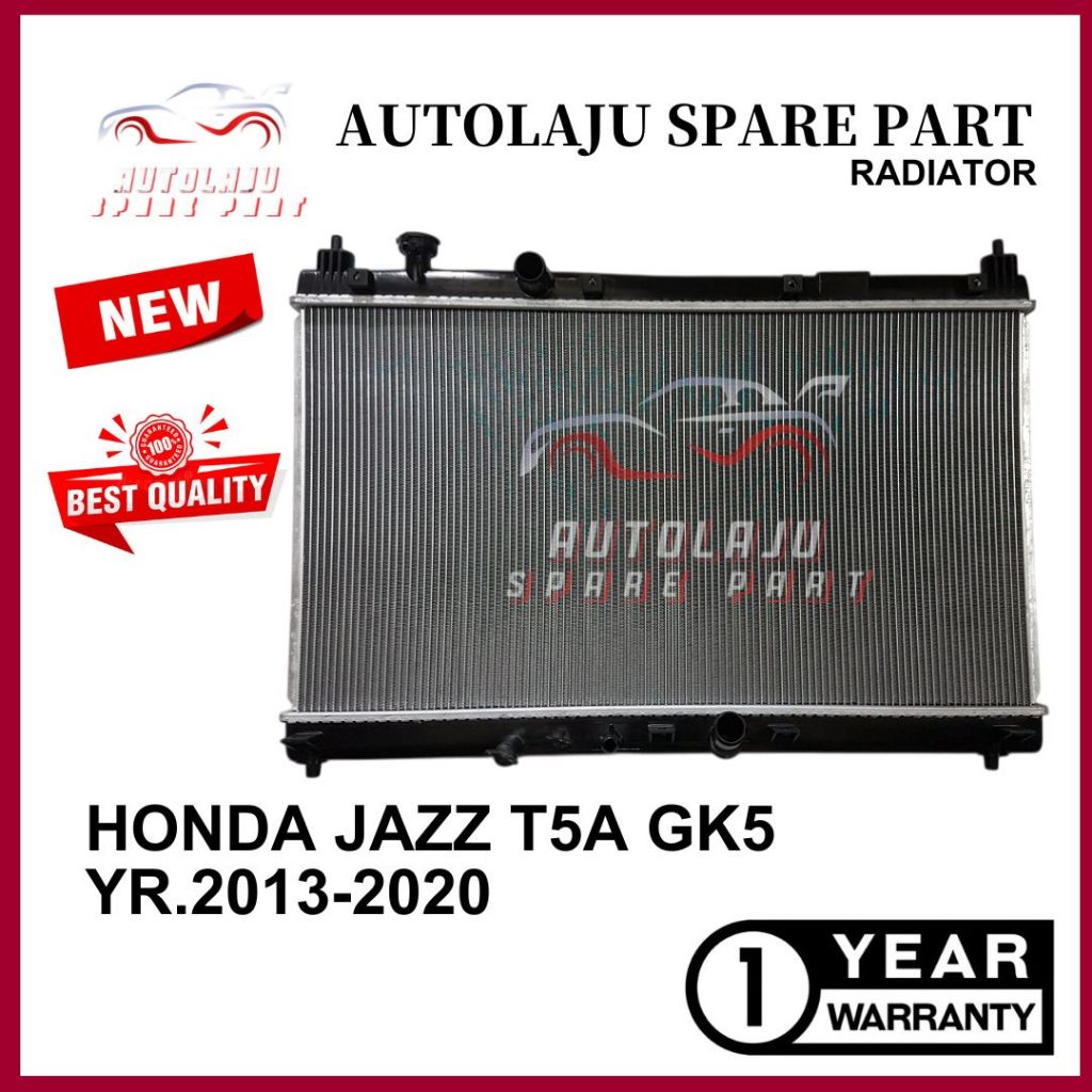 HONDA JAZZ GK5 T5A T5L FIT (2013-2020) RADIATOR HIGH QUALITY 1 YEAR ...