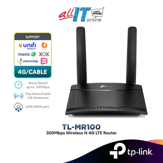 TP-Link Wireless  N300 TL-MR100 | AC1200 Archer MR500 4G LTE Mobile Direct SIM Modem Router