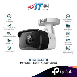 TP-Link VIGI C320I 2MP (4mm) Outdoor Bullet Network Camera