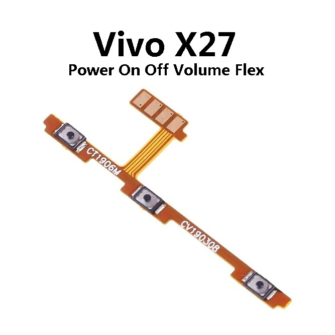 Vivo X27 ( V1829A, V1838A, V1829T ) Power On Off Volume Up Down Button ...