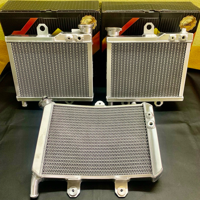 🇹🇭 RADIATOR ALLOY KAWASAKI RR150 KR150 ZSR ORIGINAL BST 🇹🇭 TANGKI AIR ...