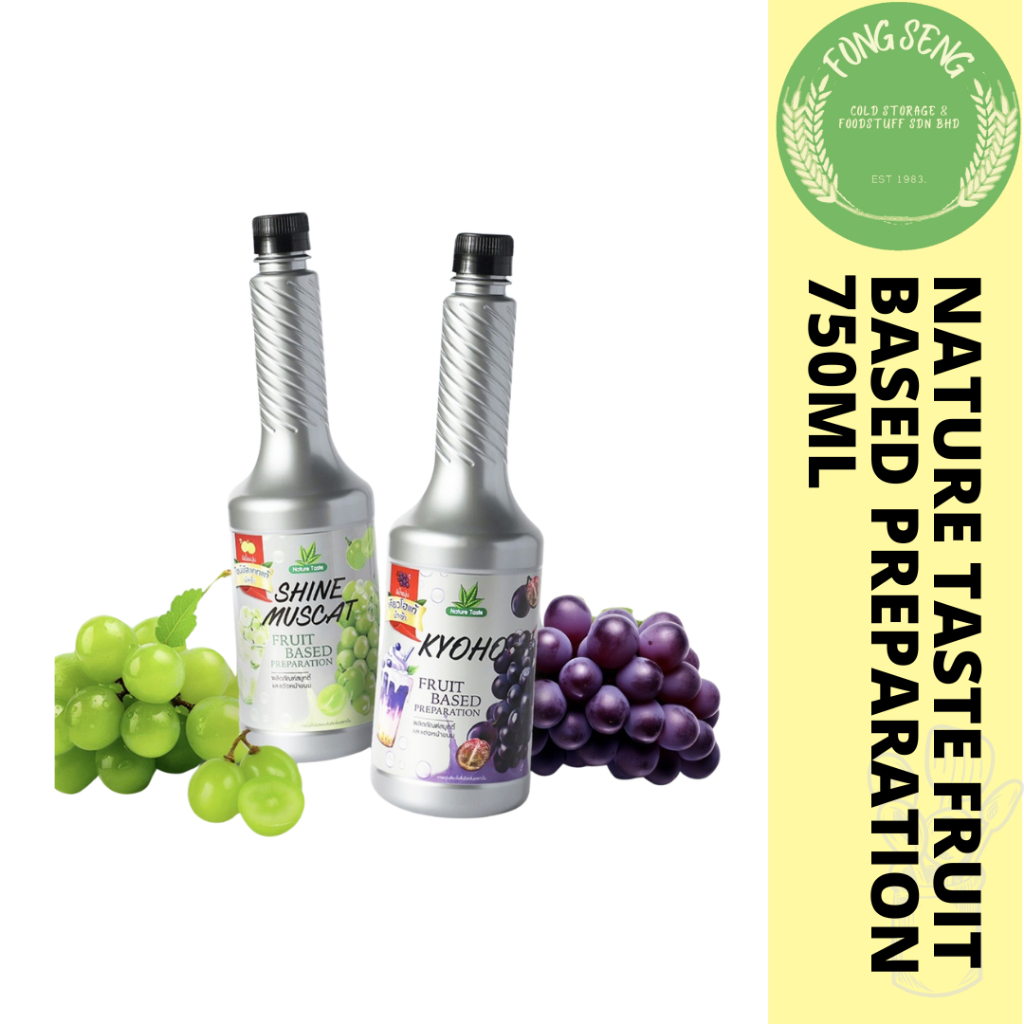 Nature Taste Fruit Based Preparation 750ml -Kyoho Grape/ Shine Muscat ...