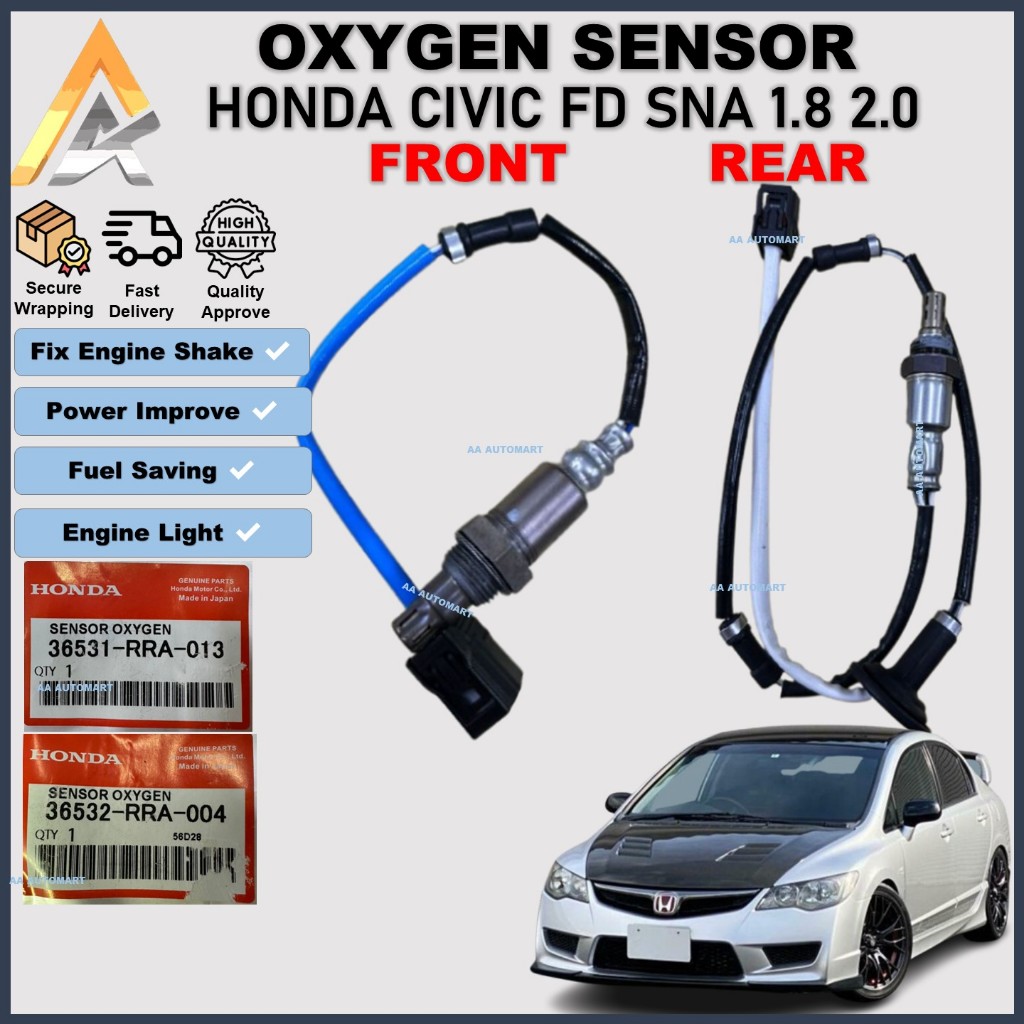 WARRANTY Honda CIVIC FD SNA 1.8 2.0 O2 Oxygen Sensor Oxygen Lambda ...
