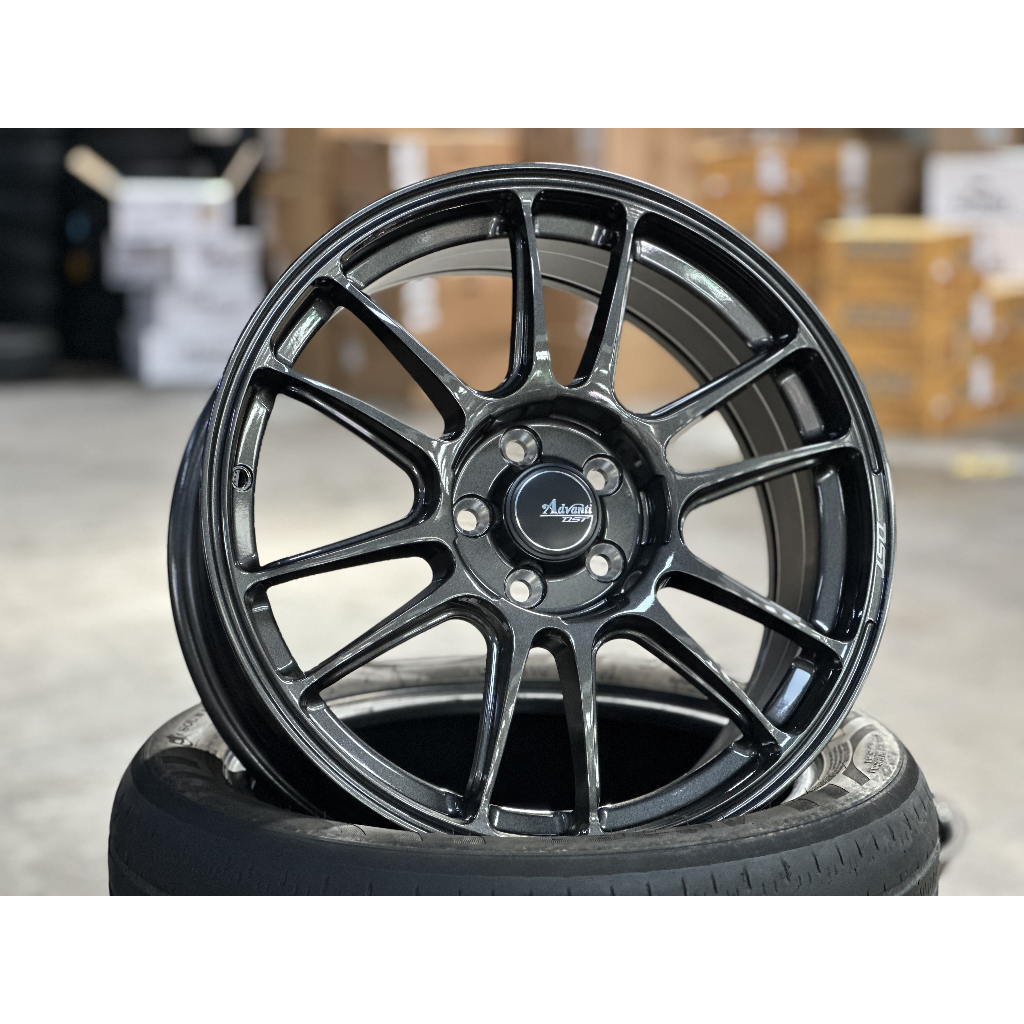 NEW 17X7J Advanti Ameros Rim (set of 4) Grey 5X100 for VW Polo Vento ...