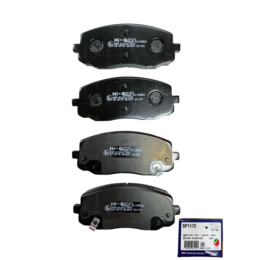 (SANGSIN HI-Q)KIA PICANTO 04'/HYUNDAI I10 BRAKE PAD FRONT(SP1172)(SET ...