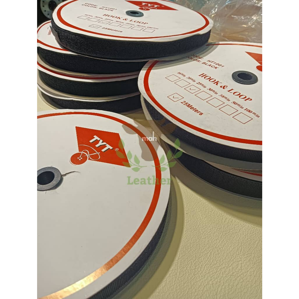 HOOK & LOOP BLACK MAGIC TAPE VELCRO TAPE FASTENER STRAP | Shopee Malaysia