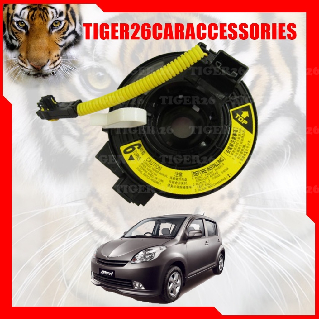 Clock Spring 6 Turns Perodua Myvi Old 2005 2006 2007 2008 2009 2010 ...