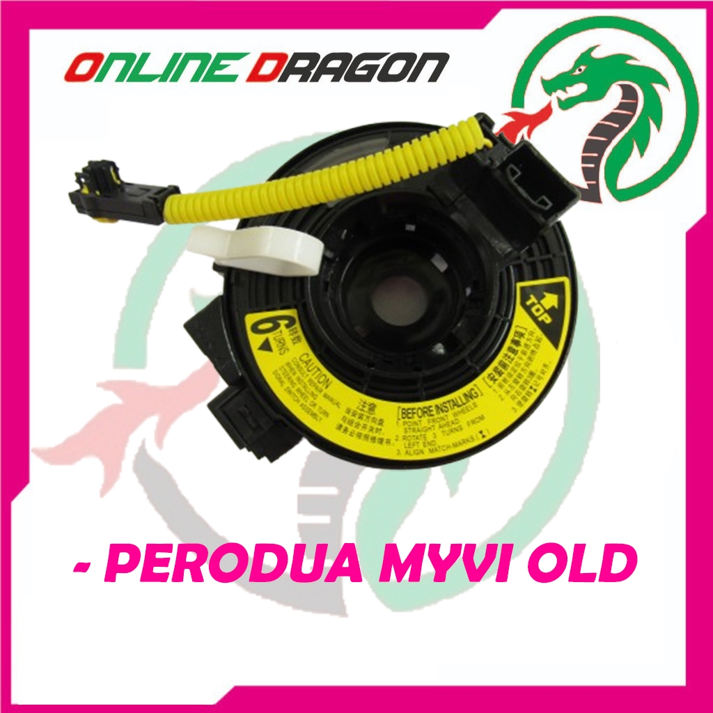 Clock Spring 6 Turns Perodua Myvi Old 2005 2006 2007 2008 2009 2010 ...