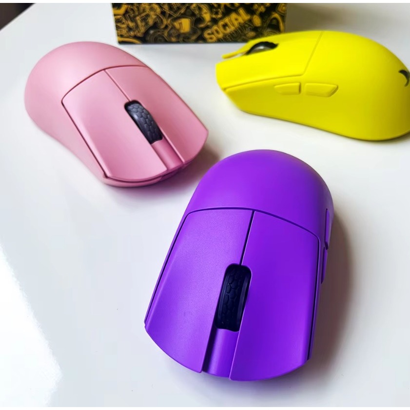 Darmoshark M3S Varun Purple / Grey Wired Esports Gaming Mouse ...