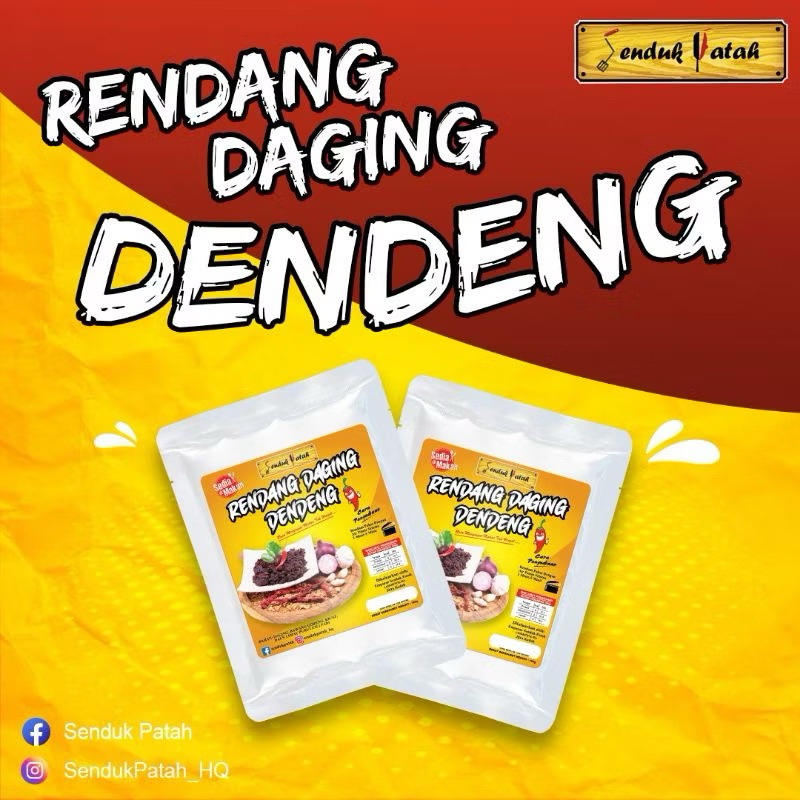🔥VIRAL🔥 SENDUK PATAH Rendang Daging Dendeng Tersedap || SAMBAL NYET ...