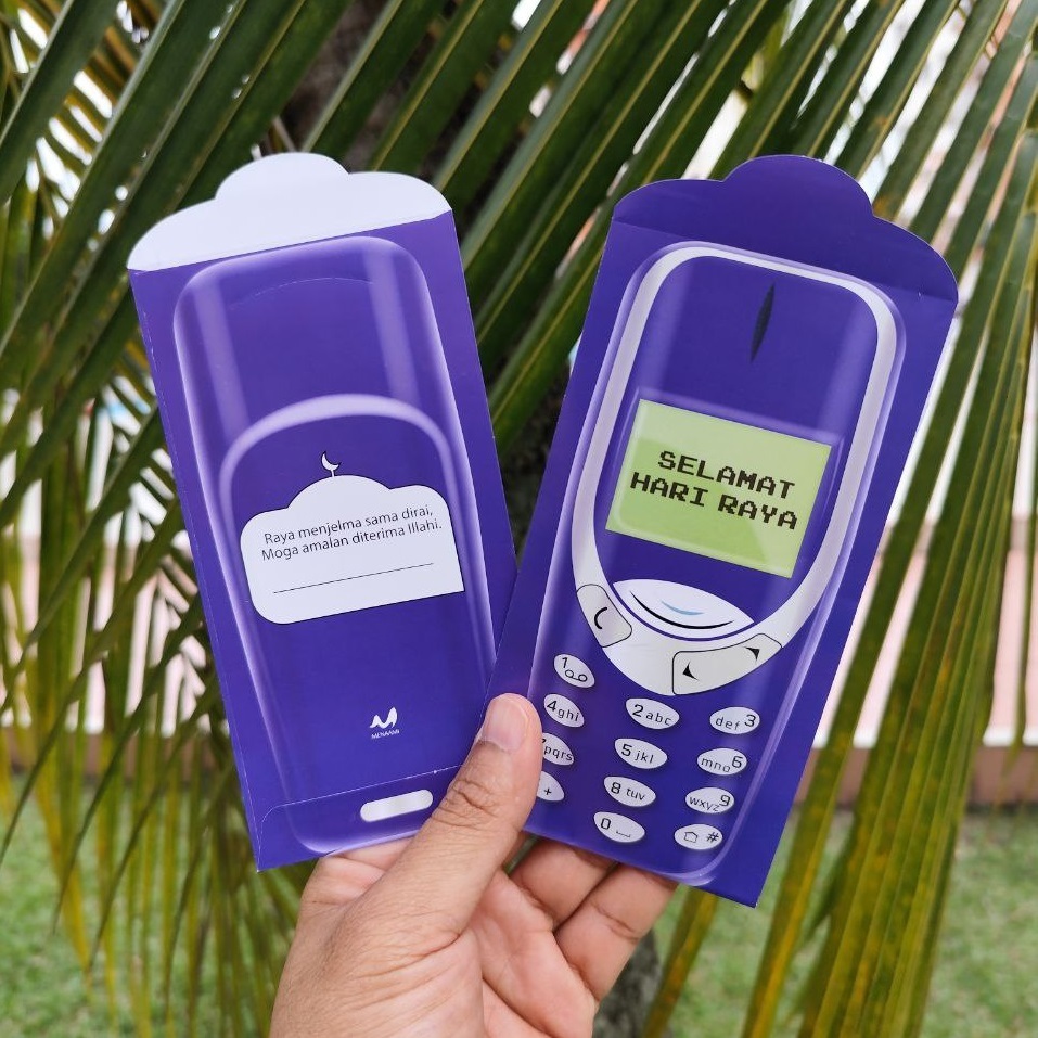 [ MENAAMI ] NOKIA SAMPUL DUIT RAYA 2025 ANGPAO MONEY PACKET SAMPUL RAYA ...