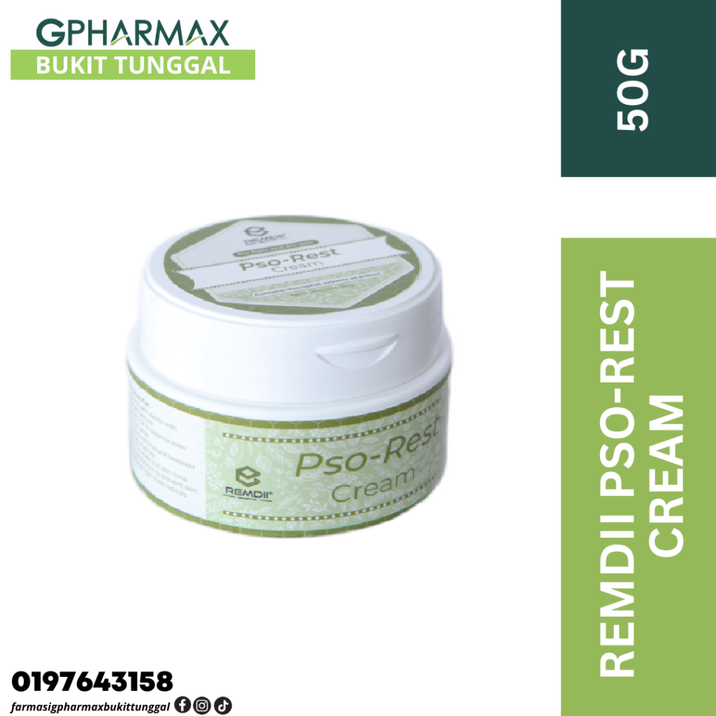 REMDII PSO-REST CREAM 50G (FORMULATED FOR PSORIASIS) | Shopee Malaysia