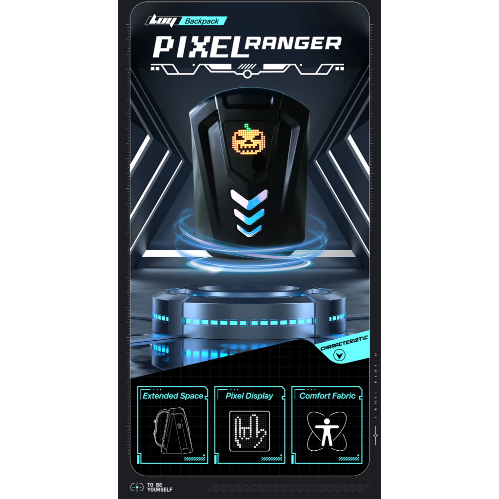 LOY Pixel Ranger Led Backpack with Waterproof and customizable pixel ...