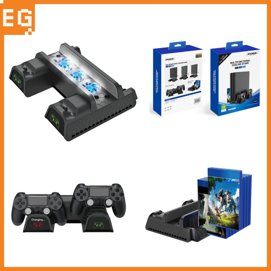 DOBE PS4 Stand with Dualshock 4 Charging Stand PS4 Controller Dock PS4 ...