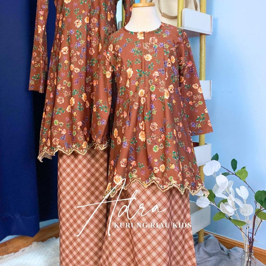 Baju Kurung ADRA kids moden riau Material Premium Mango Stretch baju ...
