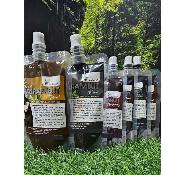 PASTE INAI RAMBUT 6 Warna 100g/Pek - Produk Rambut UBAN | Shopee Malaysia