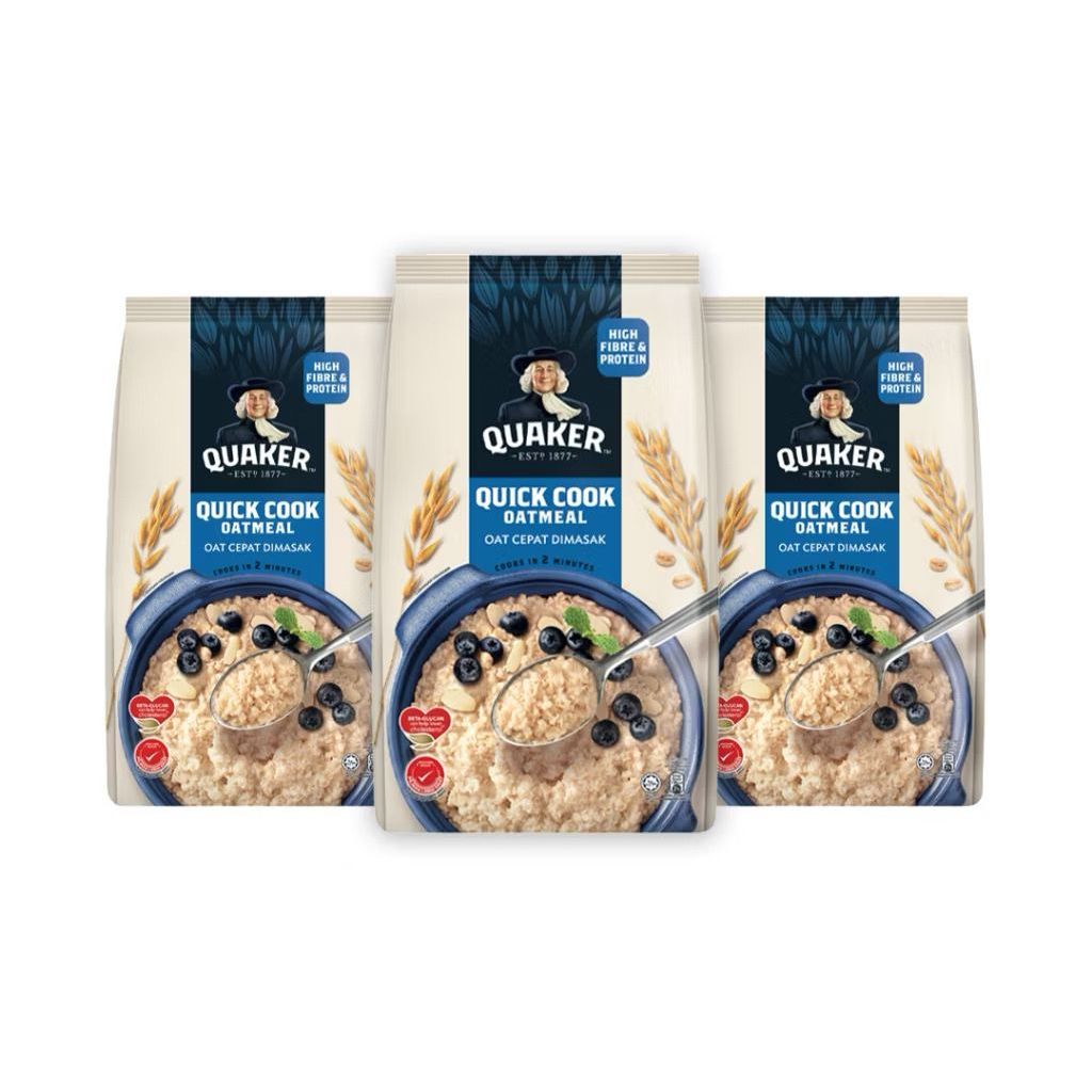 Quaker Quick Cook Oatmeal 1.2kg (EXP:03/27) | Shopee Malaysia